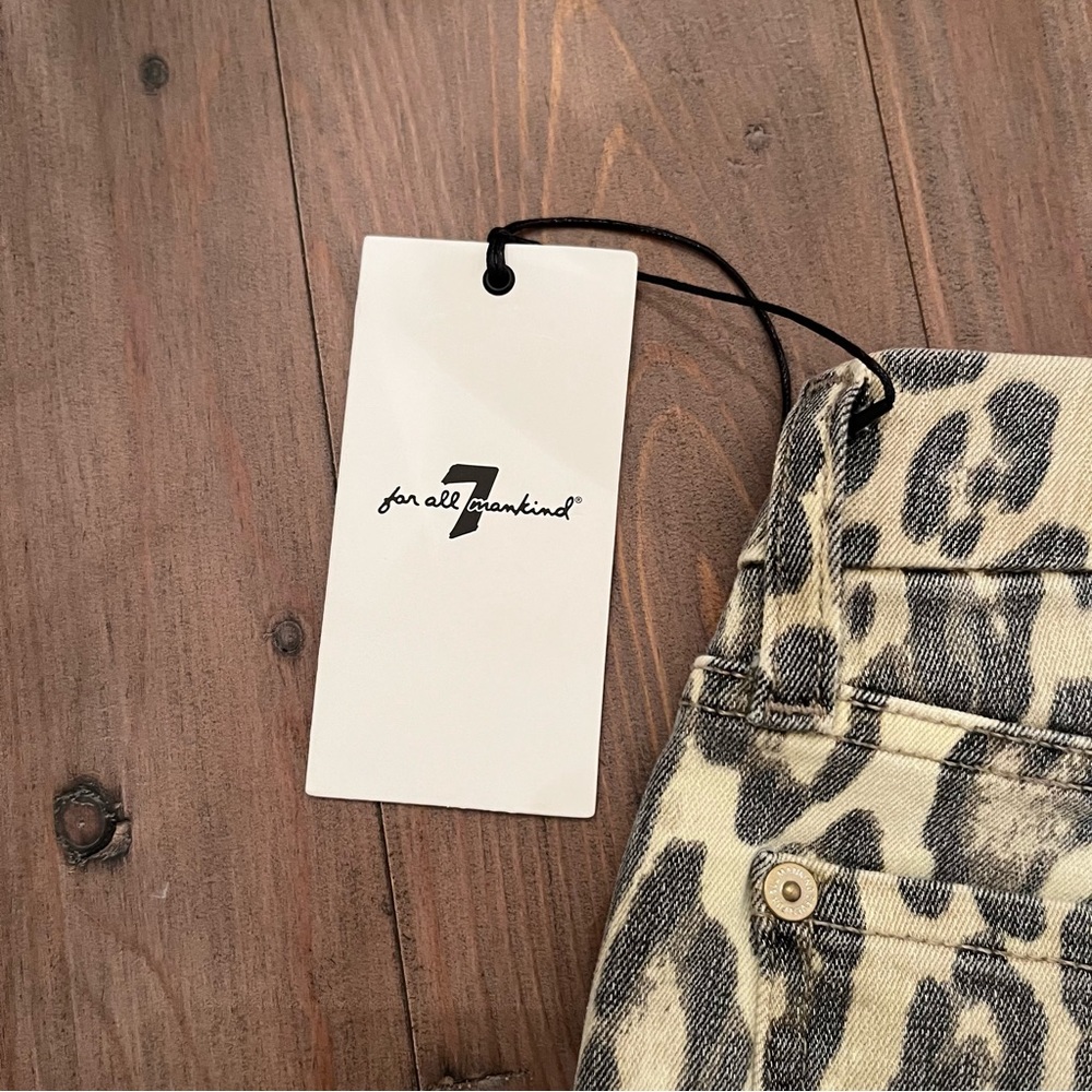 7 for all mankind cheetah jeans NWT size 23